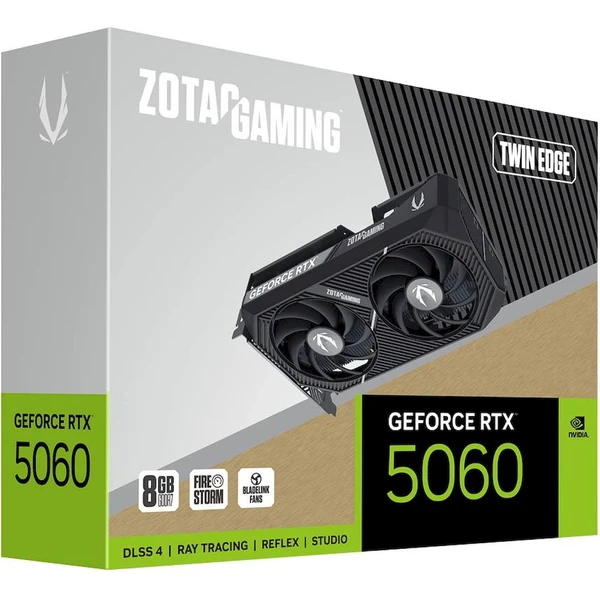 ZOTAC NVIDIA GeForce RTX 5060 Twin Edge - Grafické karty - Obrázok ILLI000K01