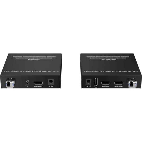 PremiumCord Optický HDMI KVM extender FULL HD 1080p až na 40km - Ostatné - Obrázok ILNF000K01