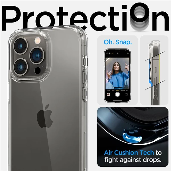 Spigen Ultra Hybrid kryt iPhone 14 Pre číry - Puzdra - Obrázok IM0H300401