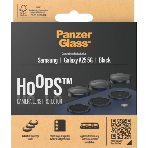 PanzerGlass HoOps ochranné krúžky Samsung Galaxy A25 5G - Ochranné fólie a sklo - Obrázok IM51000P01