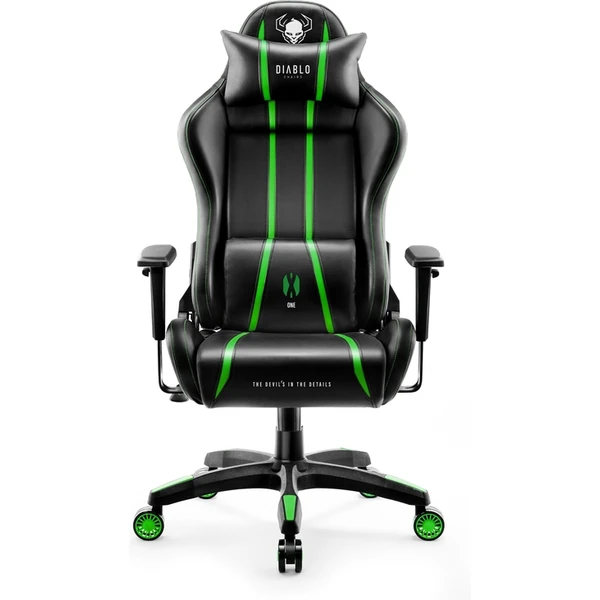 Diablo X-One 2.0 Normal Size herná stolička čierno-zelená - Stoličky - Hlavný obrázok