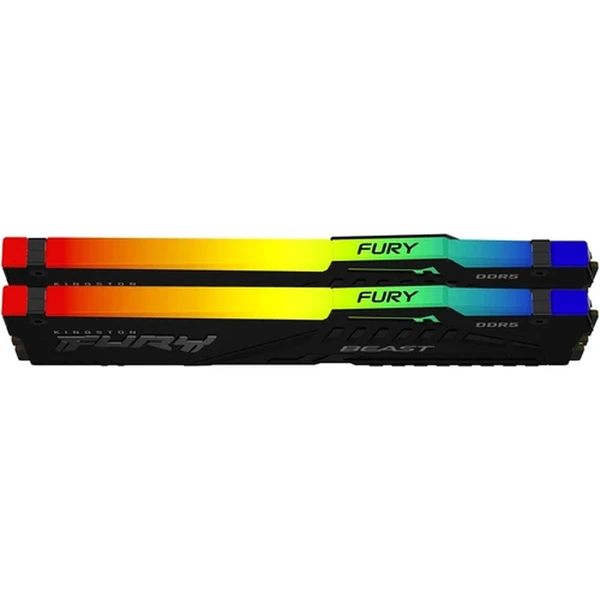 Kingston FURY Beast DDR5 32GB 6000MHz CL30 2x16GB RGB Čierna - Operačné pamäte - Obrázok IN40000J01