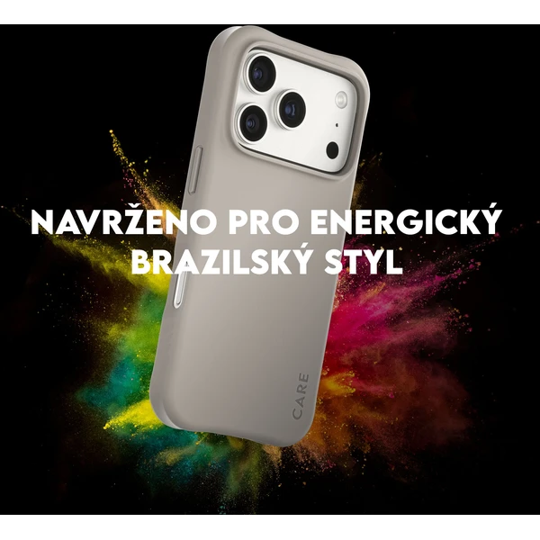 PanzerGlass® CARE Samba kryt s MagSafe Apple iPhone 17 Pro Vanilla - Puzdra - Obrázok INDH000K01