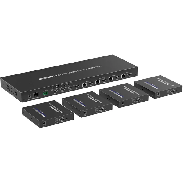 PremiumCord HDMI2.0 Matrix Extender Switch 4:4 - Ostatné - Obrázok INPF000K01