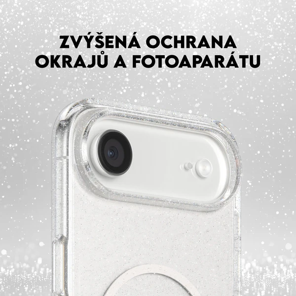 PanzerGlass® CARE Star Lit kryt s MagSafe Apple iPhone Air trblietavý/biely - Puzdra - Obrázok IPDH000K01