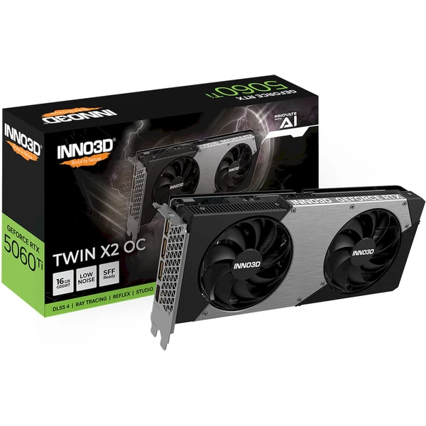 INNO3D NVIDIA GeForce RTX 5060 Ti Twin X2 OC - Grafické karty - Obrázok IQWH000K01