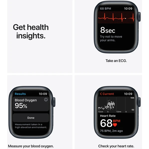 Apple Watch Series 7 41mm hliník (Kategória B) - Inteligentné hodinky - Obrázok IQZZ000501