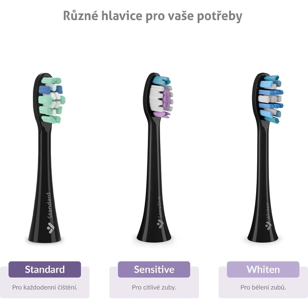 TrueLife SonicBrush Clean70 UV sonická kefka čierna - Zubné kefky - Obrázok IRUL000K01
