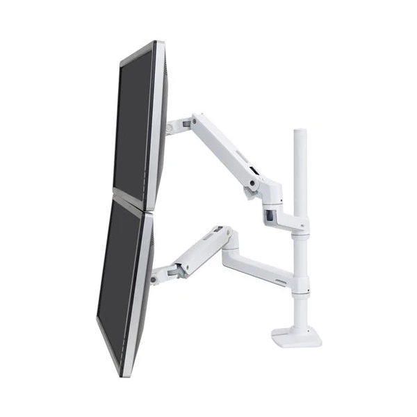 Ergotron LX Stolový stojan pre 2 monitory 40' biele - Držiaky pre obrazovky - Obrázok ISMB100501