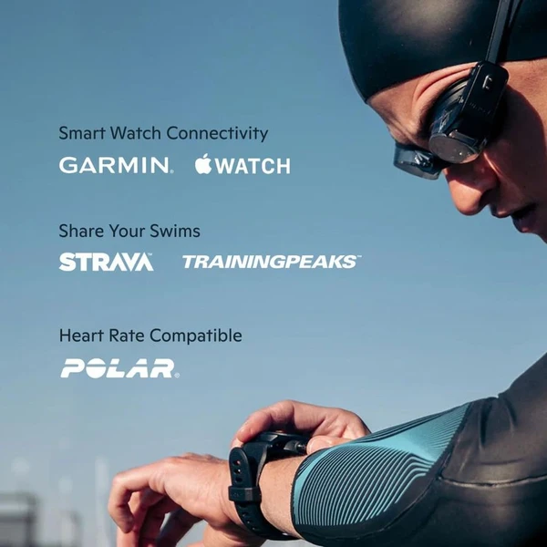 FORM Smart Swim 2 chytré plavecké okuliare čierne/žlté - Okuliare - Obrázok IT6G000K01