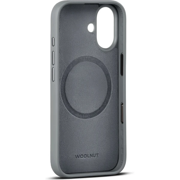 Woolnut MagSafe kožený kryt iPhone 17 sivý - Puzdra - Obrázok ITLH000K01