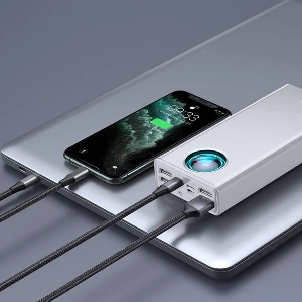 Baseus Amblight QC 30000mAh, 65W biela - Powerbanky - Obrázok IUHL000K01