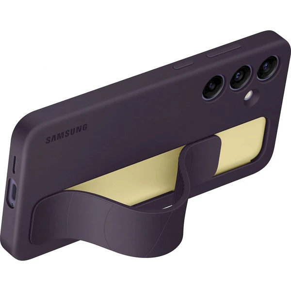 Samsung Standing Grip Case Galaxy S24+ Tmavo fialový - Puzdra - Obrázok IUR1000N01