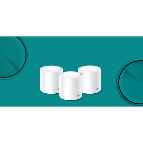 TP-Link Deco X60 mesh systém 3ks biely - Mesh systémy - Obrázok IVYN600301
