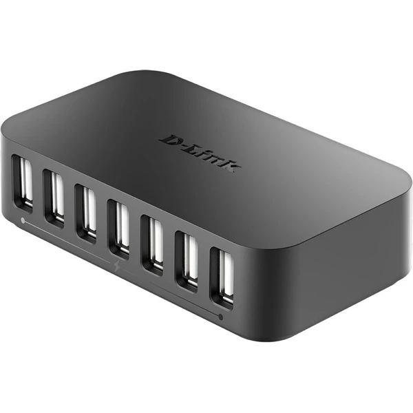 D-Link 7-Port Hi-Speed ??USB 2.0 Hub - USB huby - Obrázok IW0J000K01