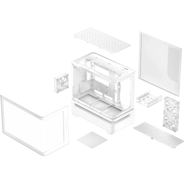 ASUS PRIME AP202 TG ARGB WHITE - Počítačové skrine - Obrázok IXOF000K01