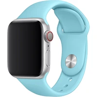 FIXED Silicone Strap set silikónových remienkov Apple Watch 42/44/45mm tyrkysový - Remienky