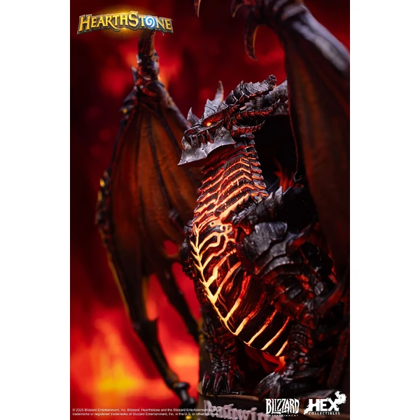 Soška HEX Collectibles Blizzard: Hearthstone - Deathwing 3D Art Frame - Sochy a sošky - Obrázok IXWF000K01