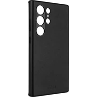 Kožený zadný kryt FIXED MagLeather s podporou MagSafe pre Samsung Galaxy S24 Ultra, čierny - Puzdra