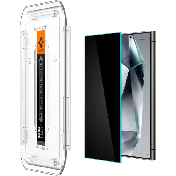 Spigen Glass TR EZ Fit Privacy 2 Pack sklo Samsung Galaxy S24 Ultra - Ochranné fólie a sklo - Obrázok IY66000N01