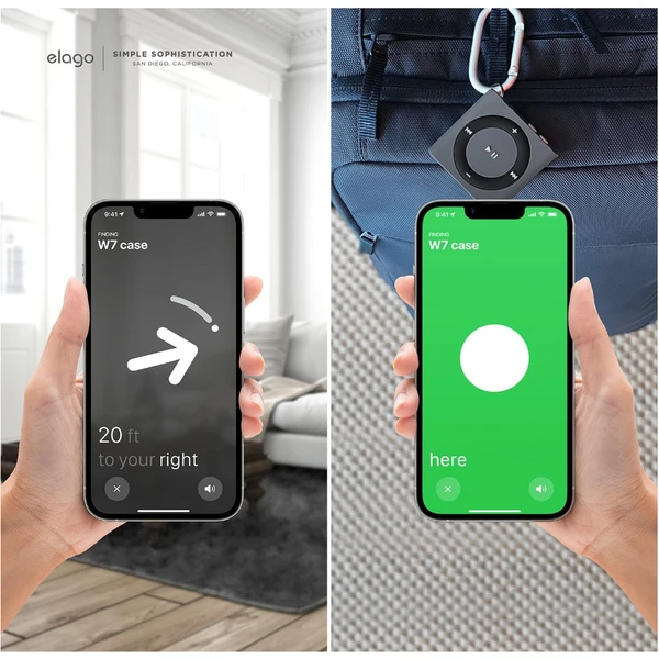 ELAGO W7 iPod shuffle puzdro pre Apple AirTag tmavohnedé - Puzdra - Obrázok IYEM100501