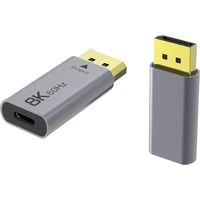 PremiumCord USB-C/DisplayPort 1.4 redukcia 8K strieborná - Káble a redukcie