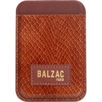 Native Union x Balzac Embossed Cognac Card Holder MagSafe peňaženka - Peňaženky