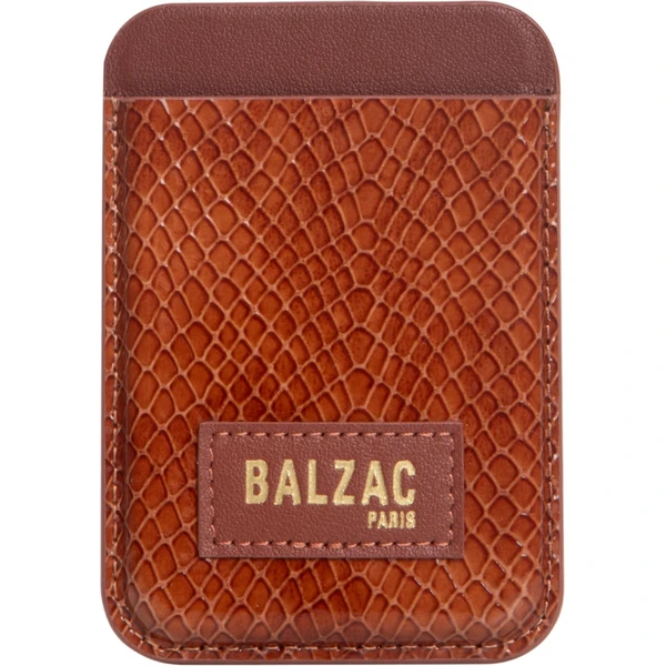 Native Union x Balzac Embossed Cognac Card Holder MagSafe peňaženka - Peňaženky - Hlavný obrázok