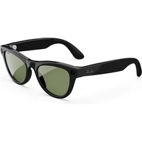 Meta RAY-BAN Skyler Gen2 (Štandardné) inteligentné lesklé okuliare (zelené šošovky) čierne - AR okuliare