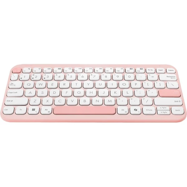 ASUS Marshmallow Keyboard KW100 bezdrôtová klávesnica (CZ/SK) ružová - Klávesnice - Obrázok IZDI000K01