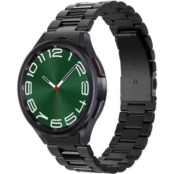 Spigen Modern Fit 316L Band remienok Samsung Galaxy Watch6 Classic 47mm čierny - Remienky - Hlavný obrázok