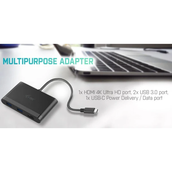 i-tec USB-C HDMI Travel Adapter PD/Data - Dokovacie stanice - Obrázok J08B000501