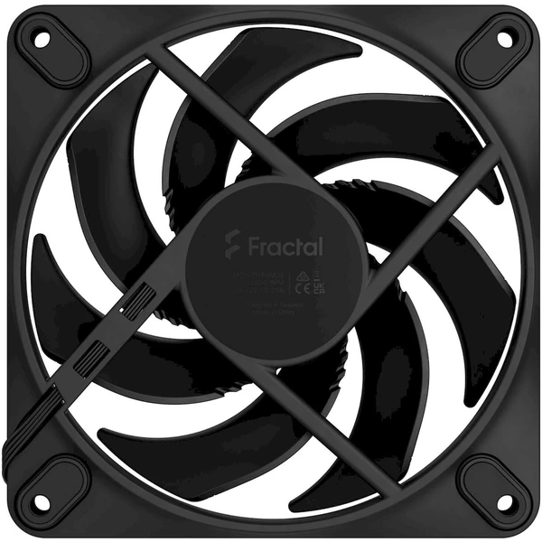 Fractal Design Momentum 12 čierny - Ventilátory pre PC - Obrázok J0JF000O01