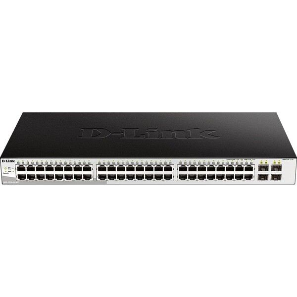 E-shop D-Link 48 portový + 4 portový 1 Gbps SFP portový Metro Ethernet prepínač