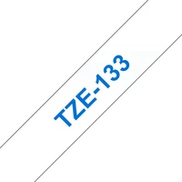 Brother TZe-133 páska modrá na priehľadnom 12 mm - Pásky pre štítkovače