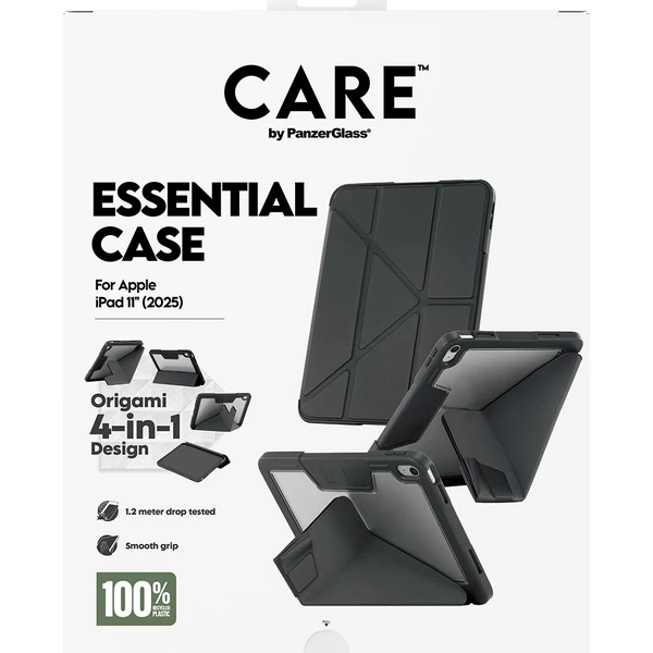 PanzerGlass® CARE 4v1 Essential puzdro Apple iPad 11" (2025) čierne - Puzdra - Obrázok J0XL000K01