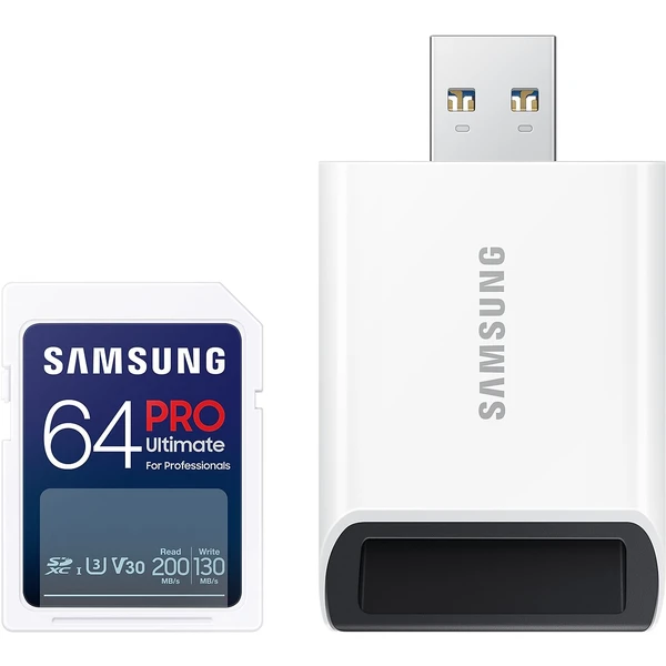Samsung PRO Ultimate SDXC 64GB + USB adaptér - Pamäťové karty - Hlavný obrázok