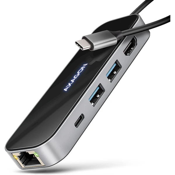 AXAGON HMC-6GLN 6v1 USB-C húb - Dokovacie stanice - Hlavný obrázok