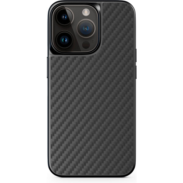 E-shop EPICO Hybrid Carbon MagSafe Case iPhone 14 čierny