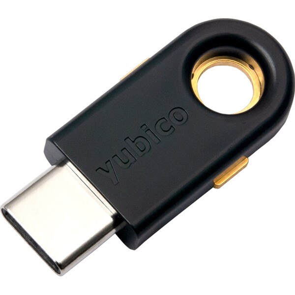 YubiKey 5C - USB-C, kľúč/token s viacfaktorovou autentizáciou, podpora OpenPGP a Smart Card (2FA)