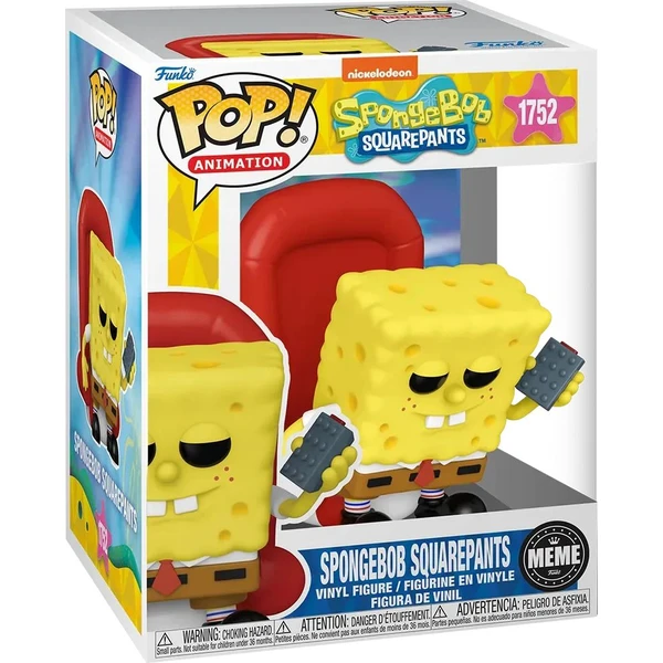 Funko POP! #1752 Animation: SpongeBob Squarepants - Meme SpongeBob (Premium) - Funko POP! - Obrázok J1OG000J01