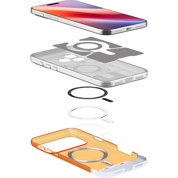 Spigen Classic C1 MagSafe kryt iPhone 17 Pro Max tangerine - Puzdra - Obrázok J1PH000K01