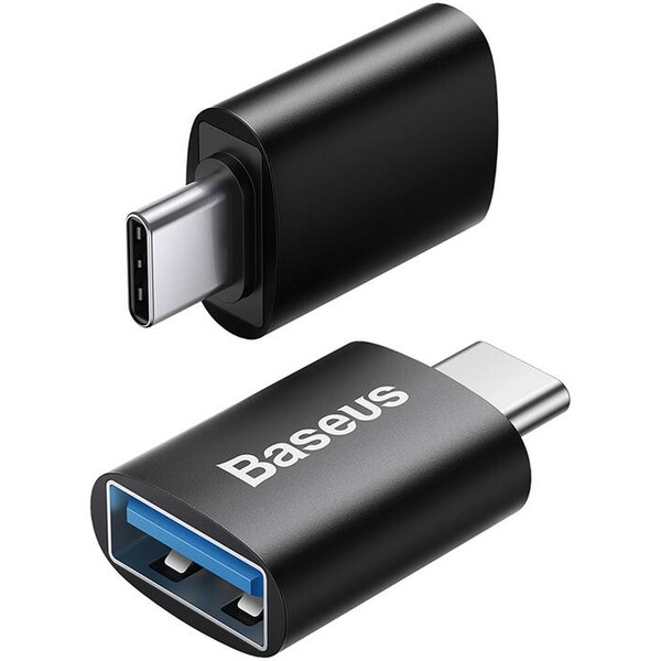 E-shop Baseus Mini OTG USB-C/USB-A redukcia čierna