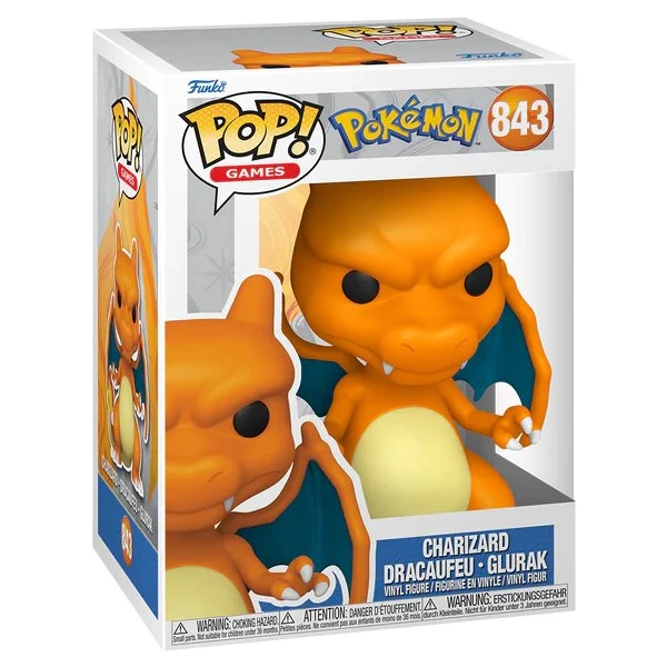 Funko POP! #843 Games: Pokémon - Charizard - Funko POP! - Obrázok J1X0000N01