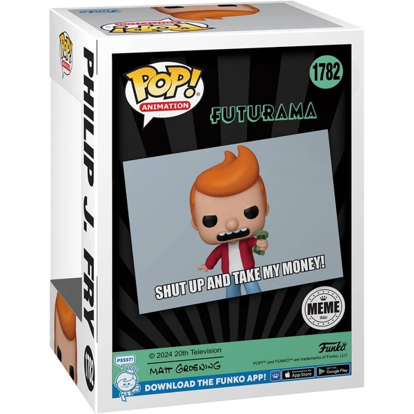 Funko POP! #1782 Animation: Futurama - Philip J. Fry (Meme) (Special) - Funko POP! - Obrázok J1YB000K01