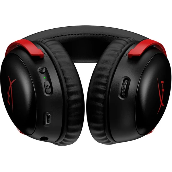 HyperX Cloud III bezdrôtový herný headset červený - Slúchadlá - Obrázok J1Z1000N01