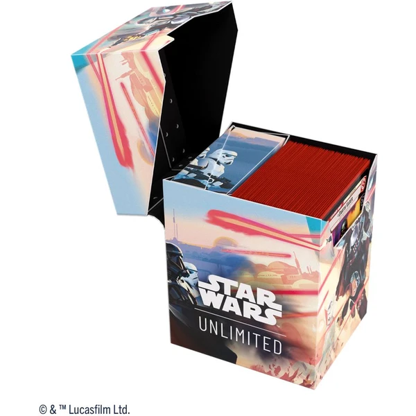 Gamegenic - Star Wars: Unlimited Soft Crate - Mandalorian/Moff Gideon - Obaly na karty - Obrázok J205000O01