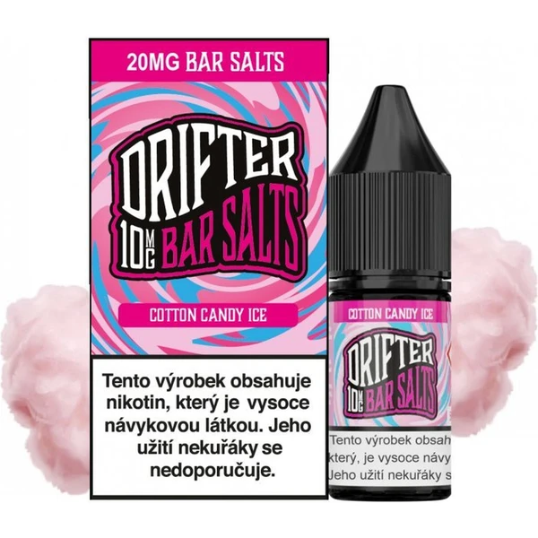 Liquid Drifter Bar Salts Cotton Candy Ice 10ml (20mg) - E-liquidy - Hlavný obrázok