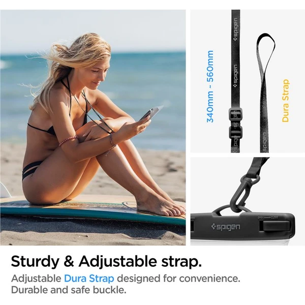 Spigen Aqua Shield vodeodolné púzdro A601 1 Pack číre - Puzdra - Obrázok J2A4000601
