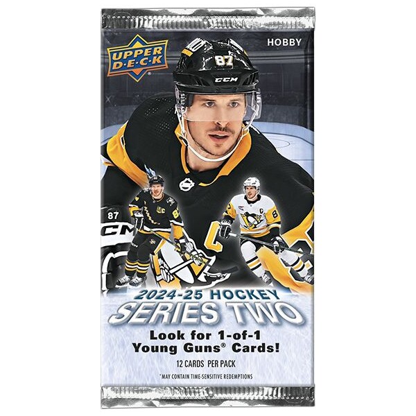 Hokejové karty 2024-25 Upper Deck Series 2 Hockey Hobby Balíček
